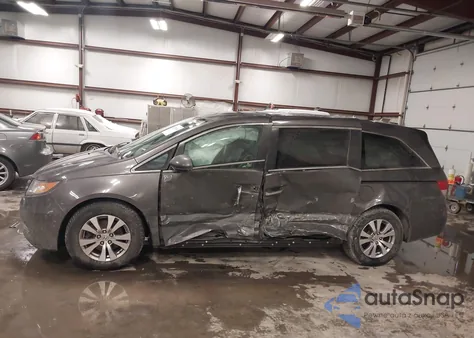 2014 Honda Odyssey Ex-L from USA, damaged, VIN 5FNRL5H68EB017352